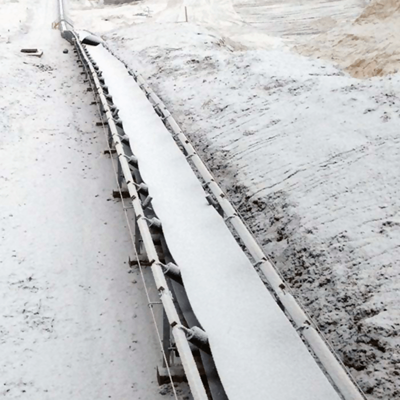 Bande transporteuse résistante au froid